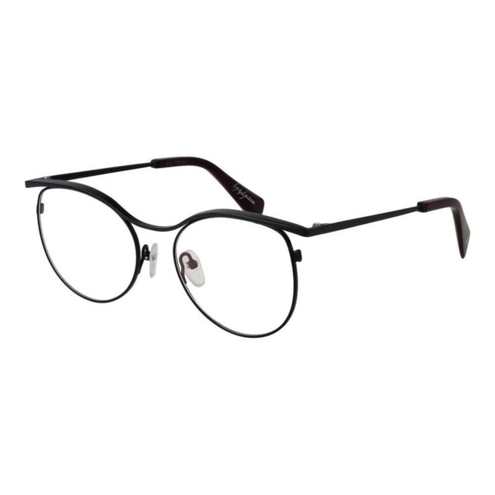 Yohji Yamamoto Elegant Rectangular Glasses Frame Women Black Frames